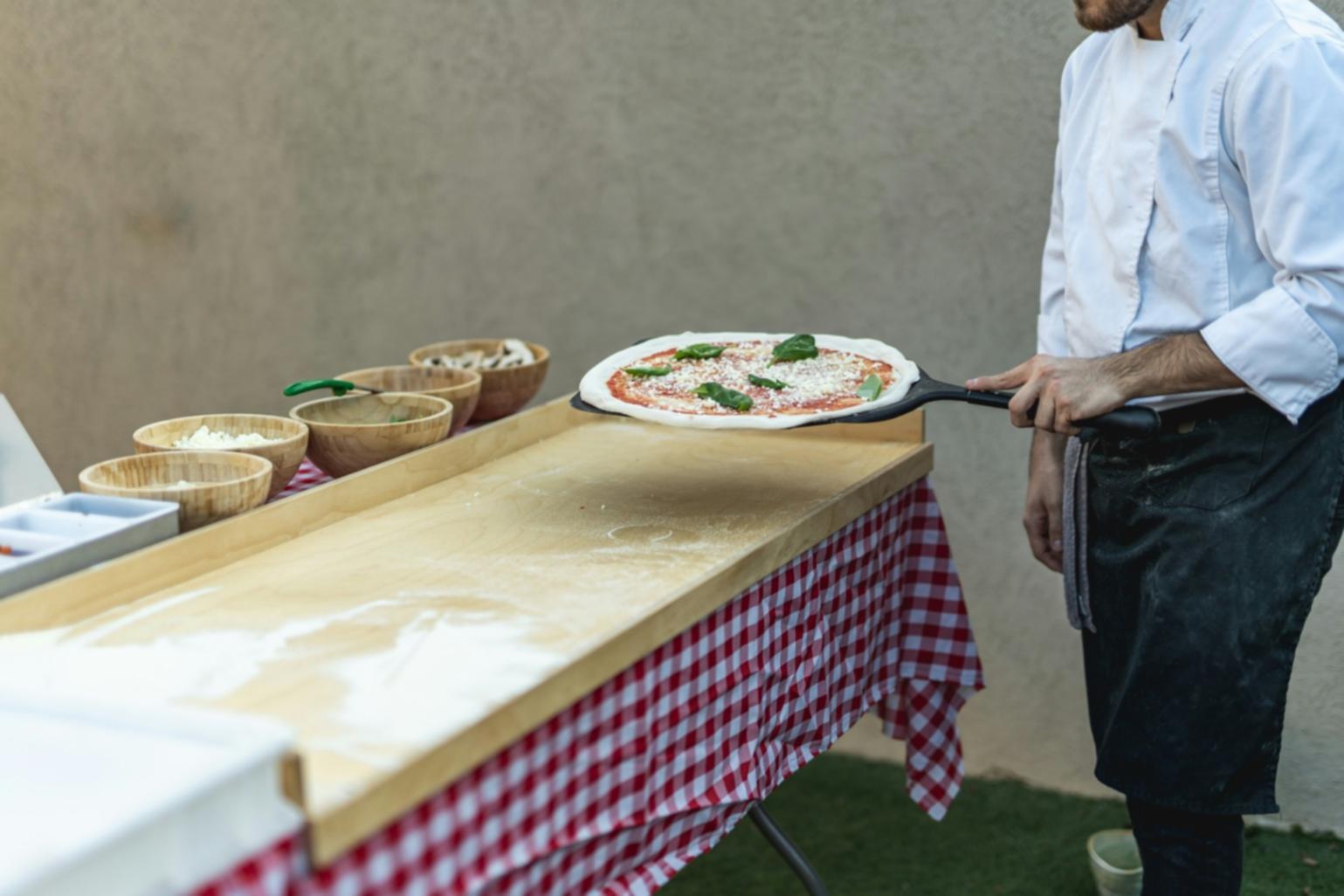 Professional culinary instruction environment with seasonal focus